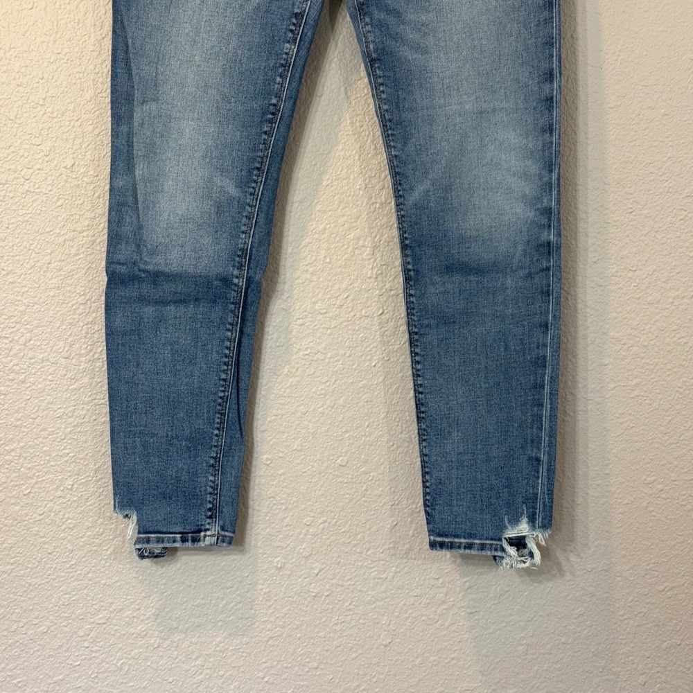 Hudson Women's Size 29 Blue Krista Super Skinny Raw Hem Jeans - Picture 11 of 14